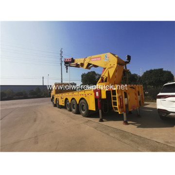 HOWO rear 3 axles folding arm crane